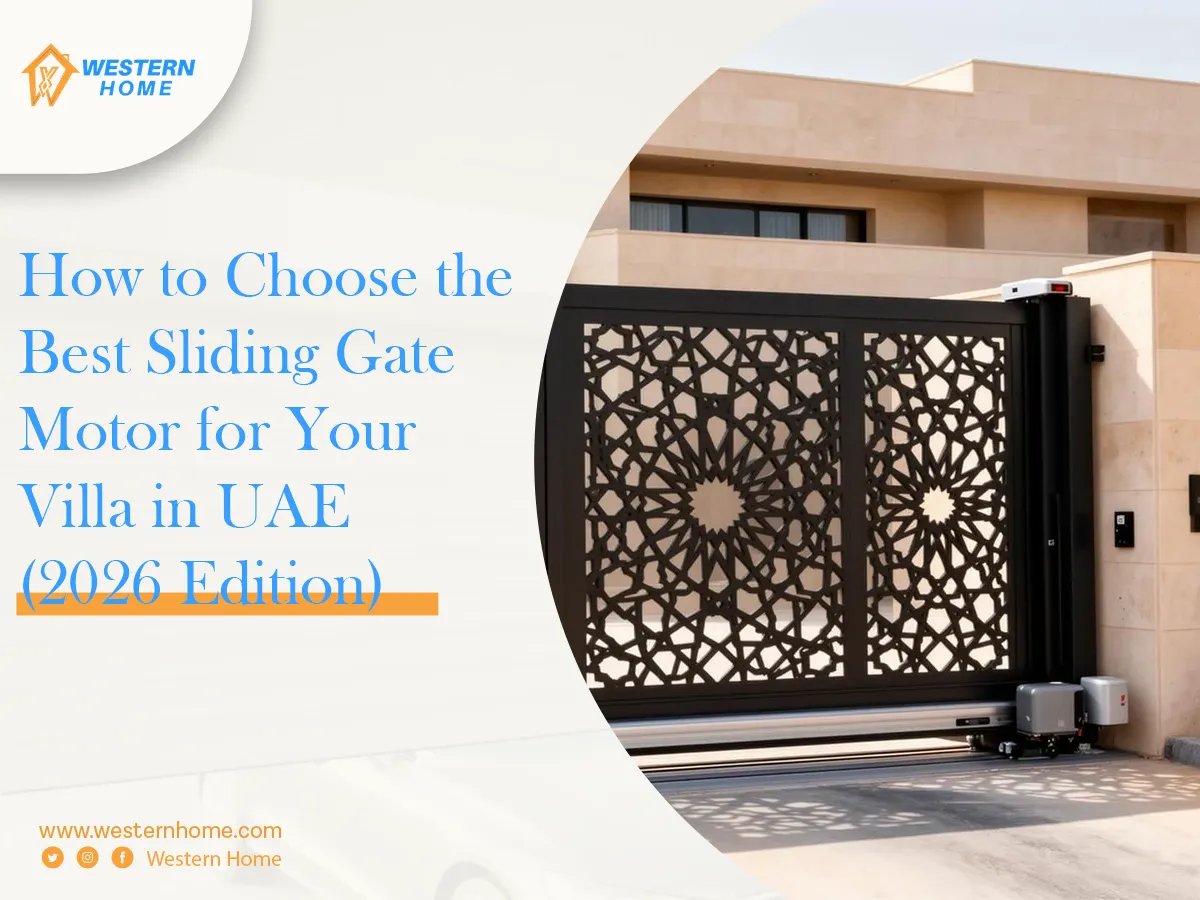 How to Choose the Best Sliding Gate Motor for Your Villa in UAE (2026 Edition)