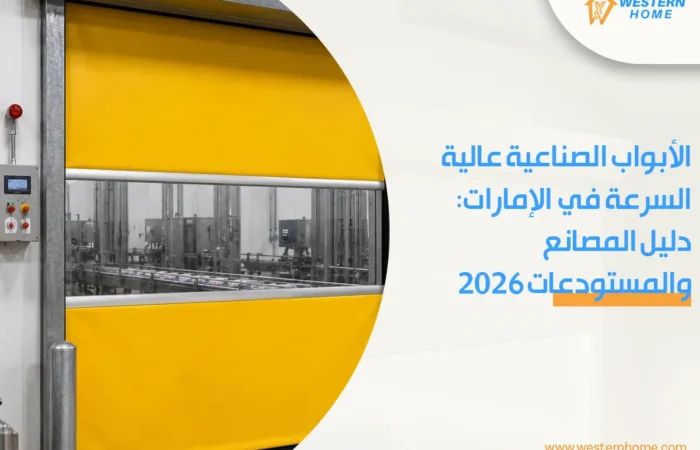 الأبواب الصناعية عالية السرعة في الإمارات: دليل المصانع والمستودعات 2026